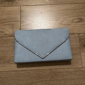 Light Blue Clutch Bag